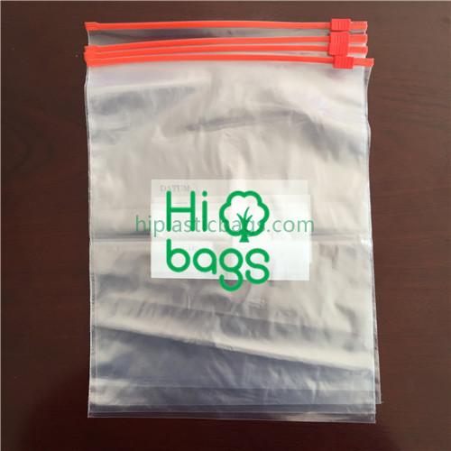 Slider plastic bags A